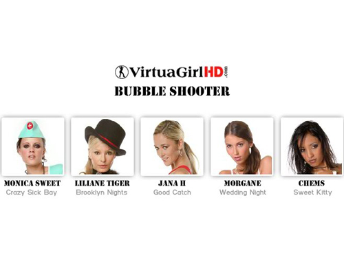 VirtuaGirl Bubble Shooter Porn Game