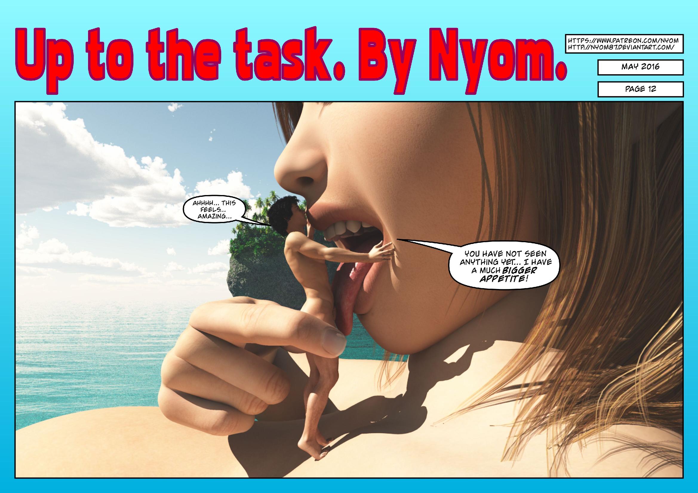 Nyom – Up To The Task 3D Porn Comic