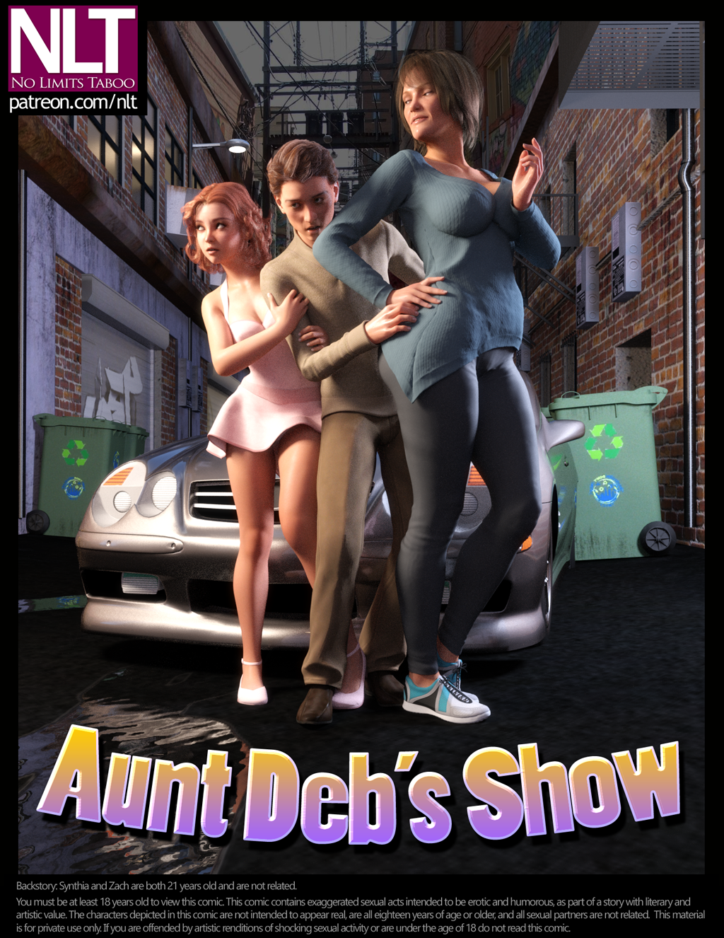 NLT Media Aunt Debs Show 3D Porn Comic