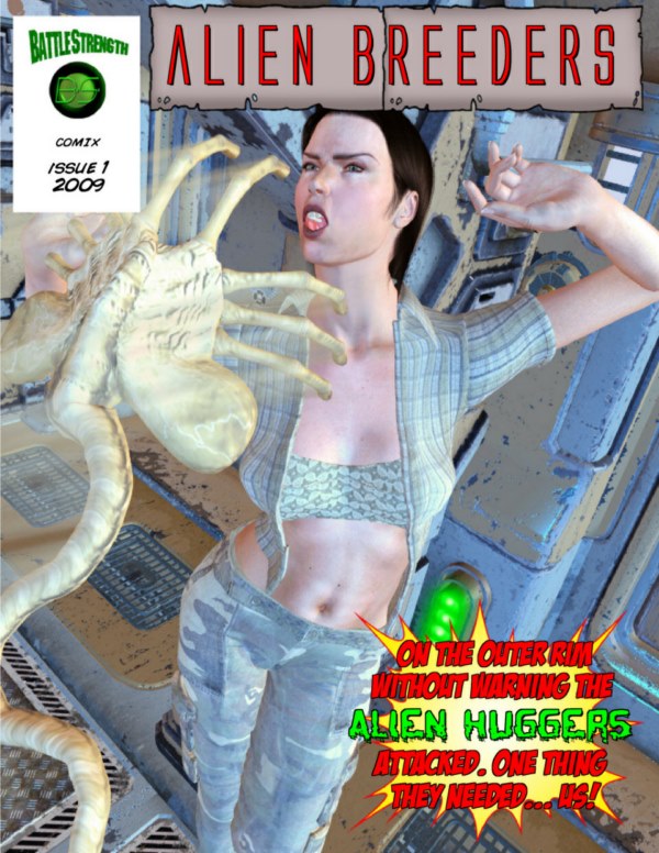 Battlestrength - Alien Breeders 01 3D Porn Comic