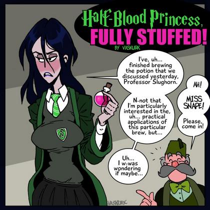 Vaskurk - Half-Blood Princess Fully Stuffed! (Harry Potter) Porn Comics